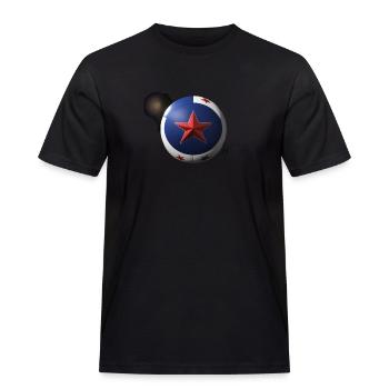 liberia football - Männer Workwear T-Shirt - Schwarz - Vorne - AI Model Male 178 light (178cm)