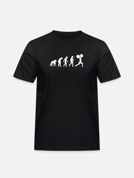Weightlifting - Männer Workwear T-Shirt - Schwarz