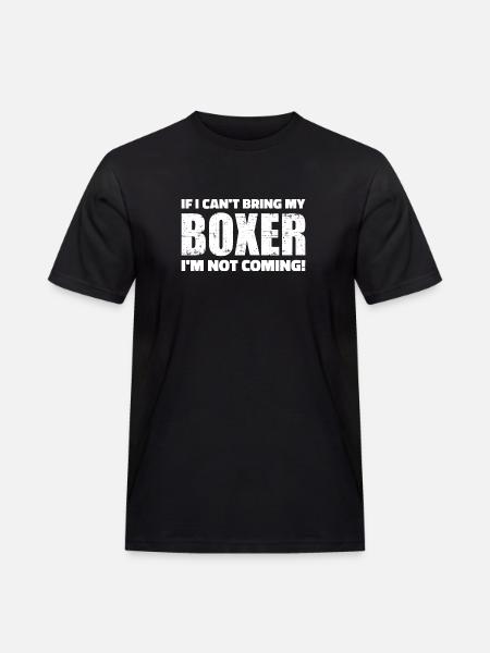 Boxer - Männer Workwear T-Shirt - Schwarz