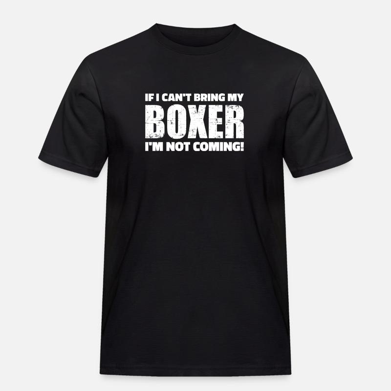 Boxer - Männer Workwear T-Shirt - Schwarz