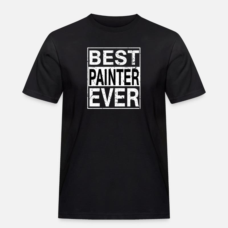 Best Painter Ever Painter Gift - Men's Workwear T-Shirt - black