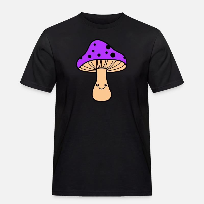pilz comic - Männer Workwear T-Shirt - Schwarz