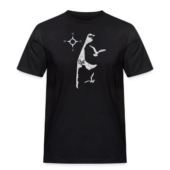 Sylt meine Insel - Männer Workwear T-Shirt - Schwarz - Vorne - AI Model Male 178 light (178cm)