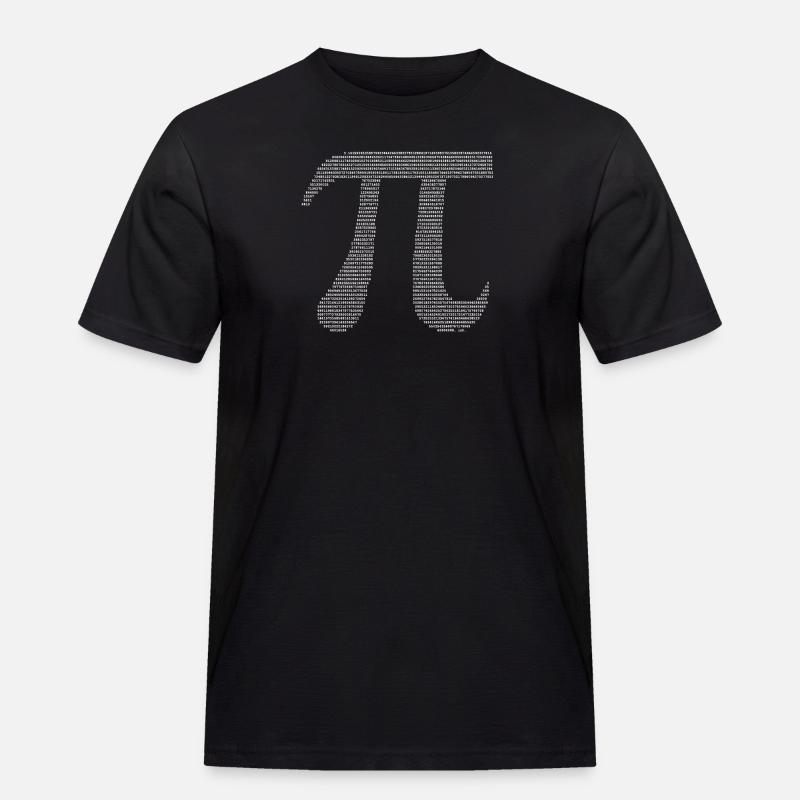 PI - Männer Workwear T-Shirt - Schwarz