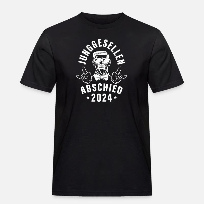 Junggesellenabschied 2024 - Männer Workwear T-Shirt - Schwarz