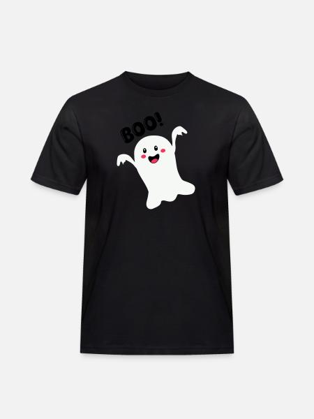 geist 01 - Männer Workwear T-Shirt - Schwarz