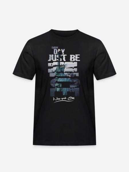 New York City - Männer Workwear T-Shirt - Schwarz