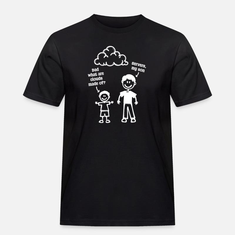 Developer Coden Computerfreak Webentwickler Geek - Männer Workwear T-Shirt - Schwarz