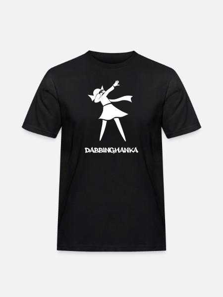 DABBING HANKA - Men's Workwear T-Shirt - black