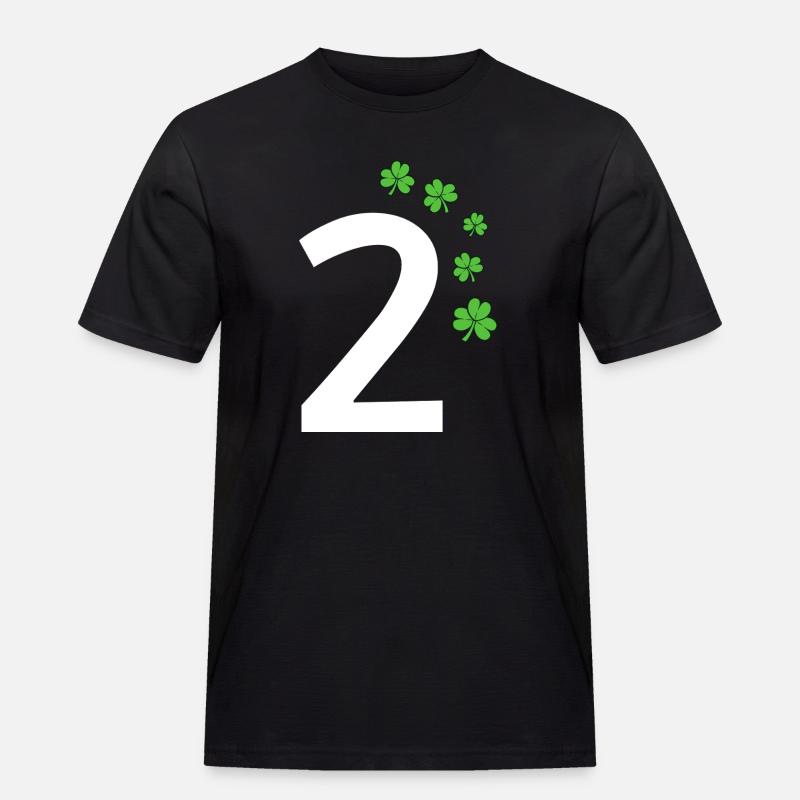 2 - Männer Workwear T-Shirt - Schwarz