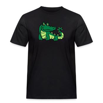 Crocodile - T-shirt Workwear homme - noir - Devant - AI Model Male 178 light (178cm)