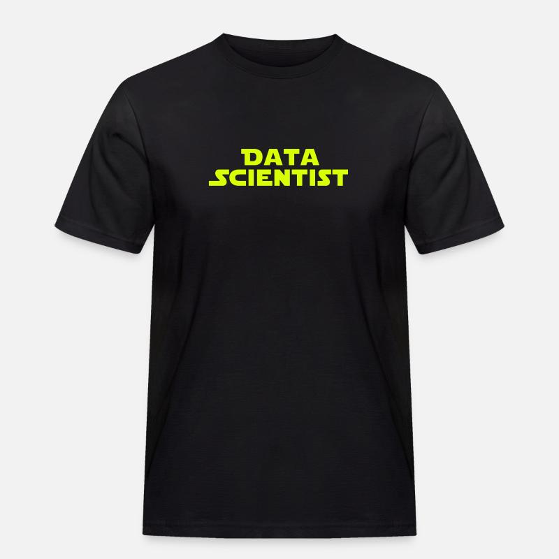 Data Scientist - Männer Workwear T-Shirt - Schwarz