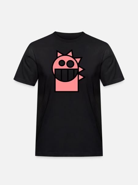 Drachen - Männer Workwear T-Shirt - Schwarz