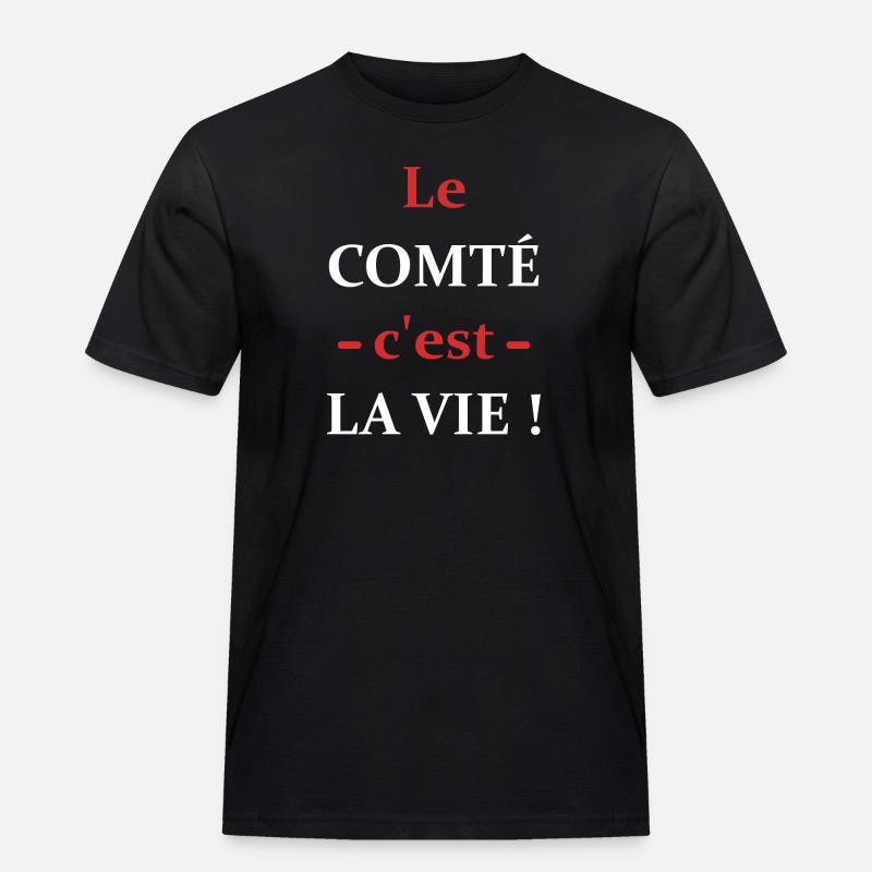 Le comté c'est la vie - T-shirt Workwear homme - noir