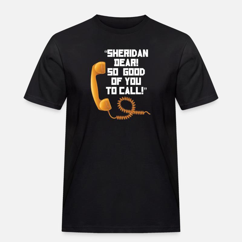 Hyazinthen-Eimer - Männer Workwear T-Shirt - Schwarz