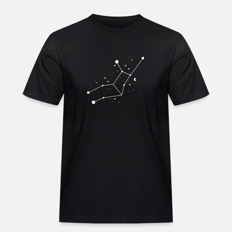 Sternzeichen Jungfrau - Männer Workwear T-Shirt - Schwarz