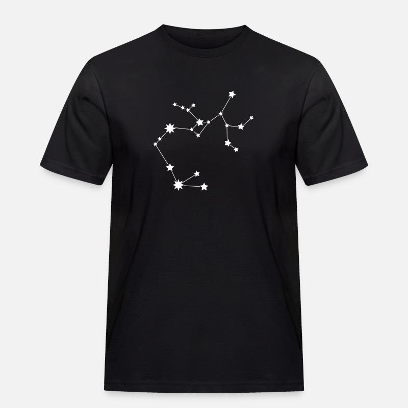 Sternzeichen Stier - Männer Workwear T-Shirt - Schwarz