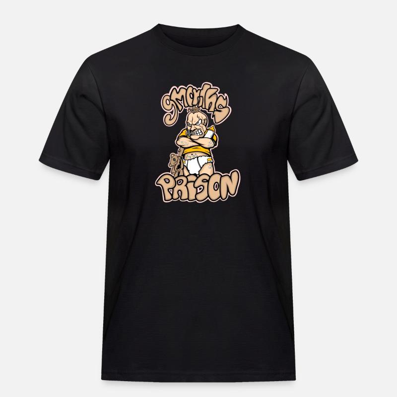 9 Monate - Männer Workwear T-Shirt - Schwarz