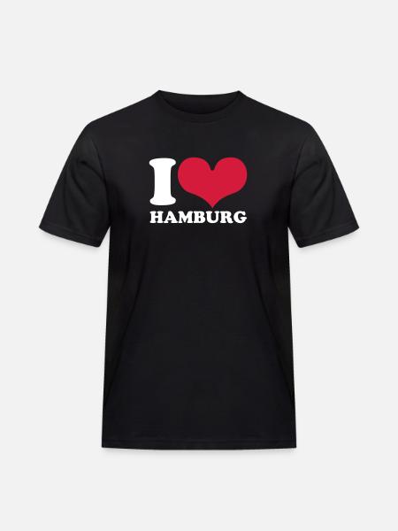 Hamburg - Men's Workwear T-Shirt - black
