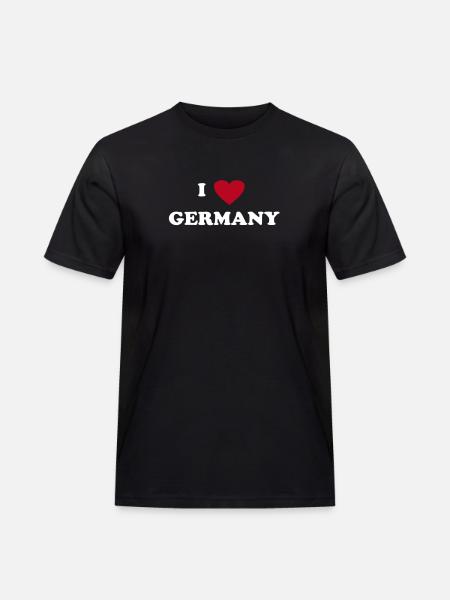 i love Germany - Men's Workwear T-Shirt - black