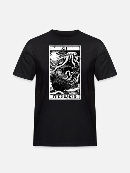 kraken tarot - Men's Workwear T-Shirt - black