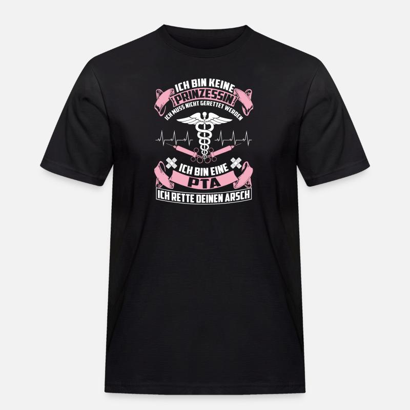 PTA - pharmaceutical technical assistant - Men's Workwear T-Shirt - black