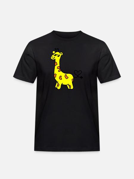 giraffe cool - Men's Workwear T-Shirt - black