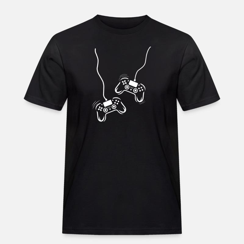 Game Console Controller - Men's Workwear T-Shirt - black