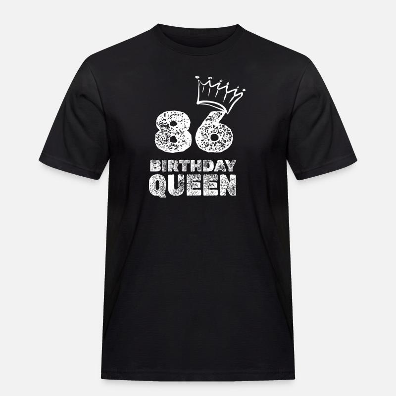 Alter 86 - Männer Workwear T-Shirt - Schwarz