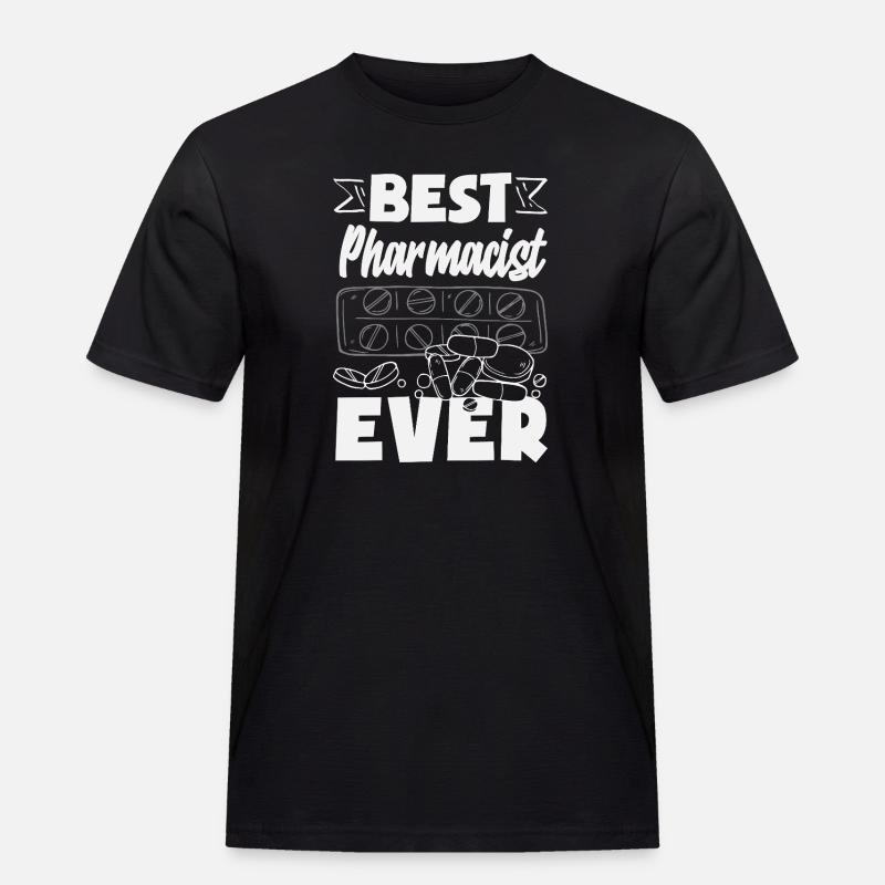 Apotheker Pharmazeutisch-technischer - Männer Workwear T-Shirt - Schwarz