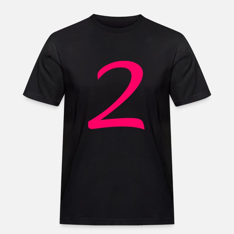 2 - Männer Workwear T-Shirt - Schwarz