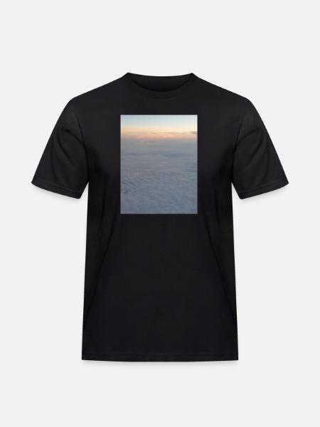 Himmel - Männer Workwear T-Shirt - Schwarz
