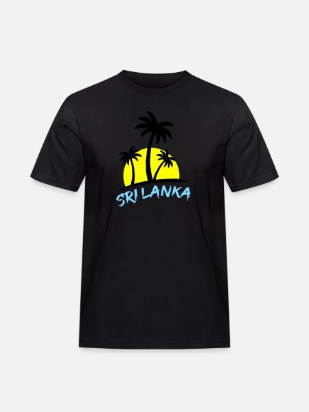 Sri Lanka - Men's Workwear T-Shirt - black