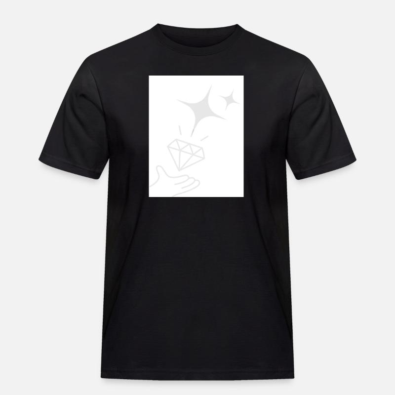 Verso B - Männer Workwear T-Shirt - Schwarz