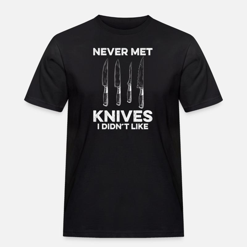 Knife Making Messermacher Design - Männer Workwear T-Shirt - Schwarz