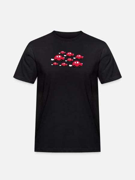cars_design - Männer Workwear T-Shirt - Schwarz