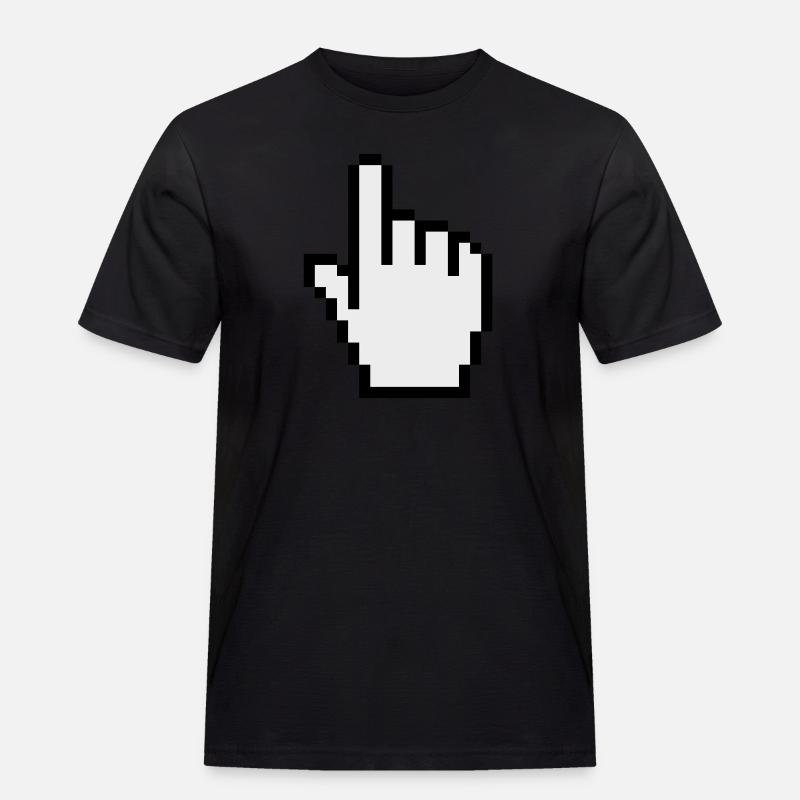 pointer / cursor - Männer Workwear T-Shirt - Schwarz