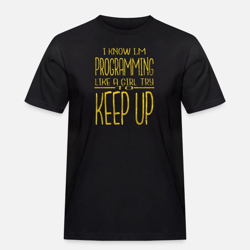 computer science jokes - Männer Workwear T-Shirt - Schwarz