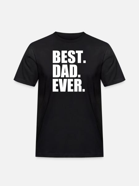 Best dad ever - T-shirt Workwear homme - noir