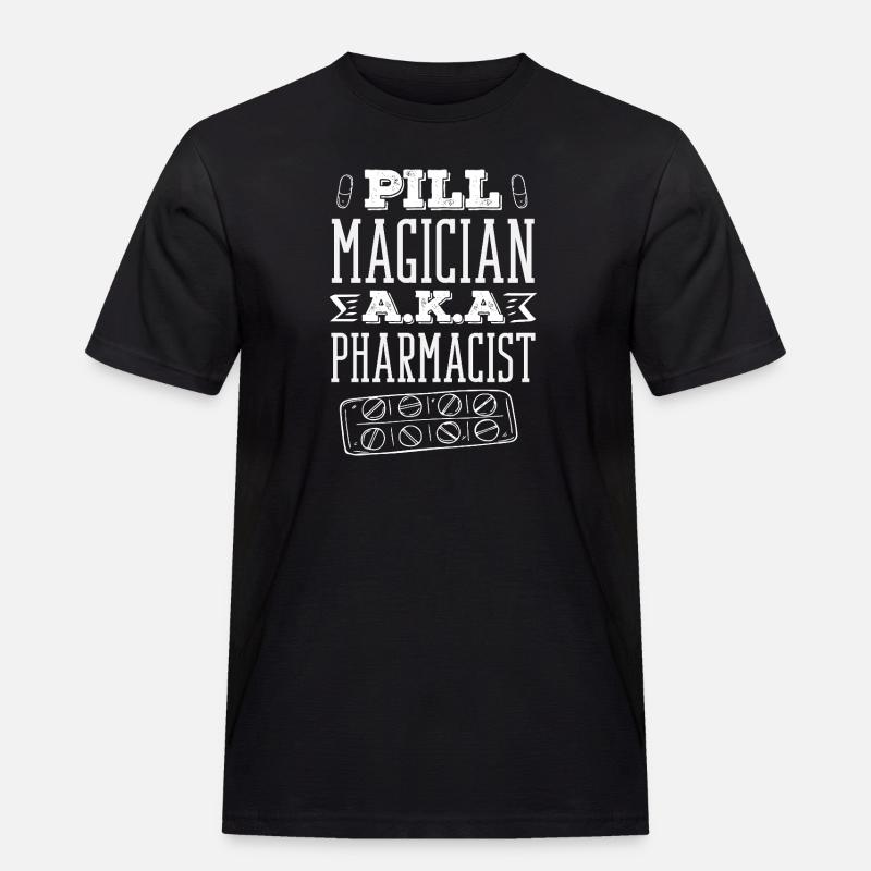 Apotheker Pharmazeutisch-technischer - Männer Workwear T-Shirt - Schwarz