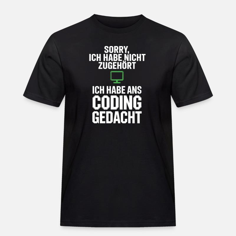 Désolé, j’ai pensé à coder - T-shirt Workwear homme - noir