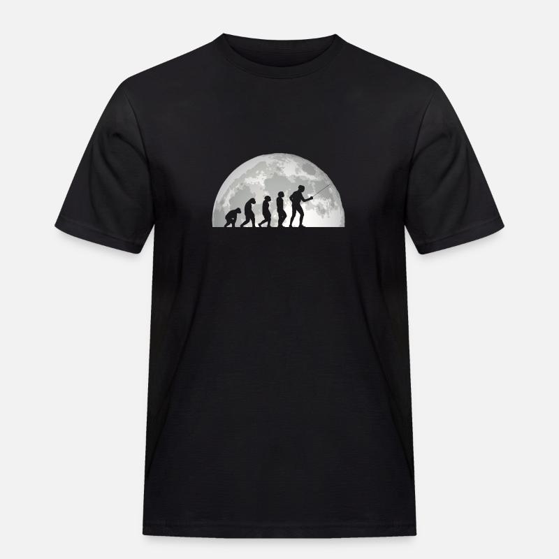 Fechter Evolution Fechten - Männer Workwear T-Shirt - Schwarz