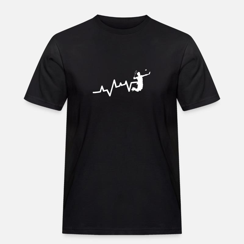 Federball Evolution Badminton - Men's Workwear T-Shirt - black