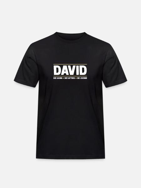 David - Men's Workwear T-Shirt - black