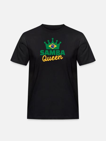 Samba - Männer Workwear T-Shirt - Schwarz
