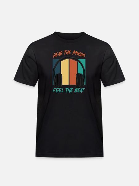 Hear The Music - Men's Workwear T-Shirt - black