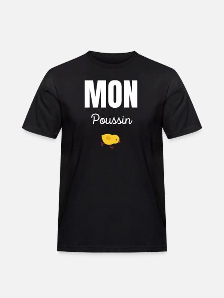 mon poussin - T-shirt Workwear homme - noir