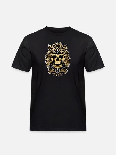 Gothic Skull King - Men's Workwear T-Shirt - black