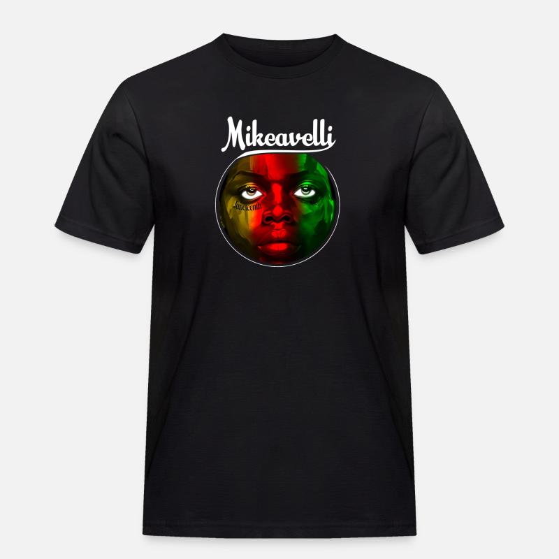 Mikeavelli Juneteenth - Männer Workwear T-Shirt - Schwarz