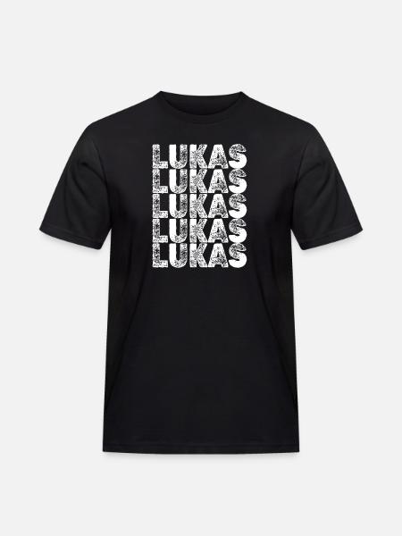 Lukas - T-shirt Workwear homme - noir